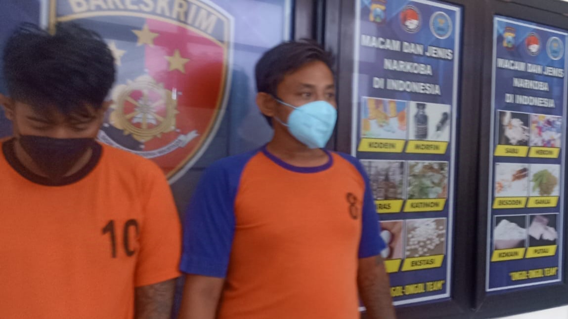 2 residivis narkoba diringkus satreskoba polres Jombang