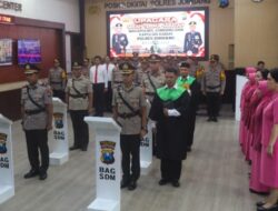 Kapolres Jombang Pimpin Sertijab Wakapolres dan Kapolsek Kabuh