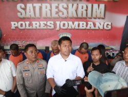Polisi di Jombang Tangkap 5 Pelaku dan Amankan 5 Unit Sepeda Motor Hasil Curian
