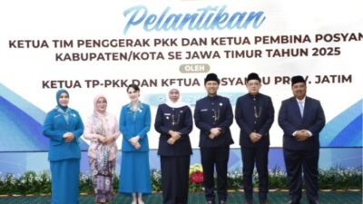 Yuliati Warsubi Resmi Dilantik Sebagai Ketua TP PKK Kabupaten Jombang Periode 2025-2030