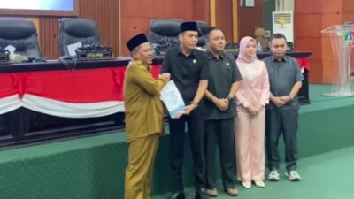 Rapat Paripurna Penyerahan Rekomendasi DPRD Jombang Terhadap LKPJ Bupati 2024