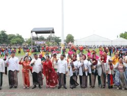 Kemeriahan Hari Jadi Jombang ke-115: Lomba Kreasi Jajanan Polo Pendem dan Flash Mob Gedruk Warnai Alun-Alun
