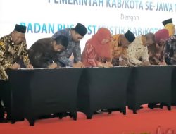 Kabupaten Jombang Turut Teken MoU Penguatan Data Statistik Jawa Timur