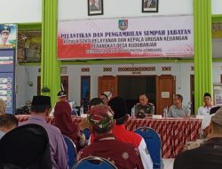 Pelantikan Pejabat Baru Di Desa Kudubanjar Berjalan Khidmat,