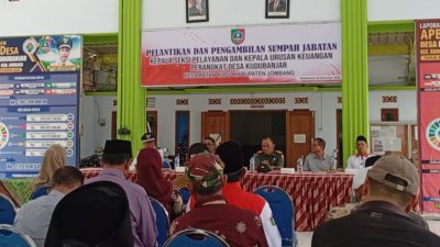 Pelantikan Pejabat Baru Di Desa Kudubanjar Berjalan Khidmat,