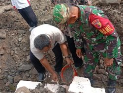 Peletakan Batu Pertama Pembangunan KDKMP Desa Keplaksari Resmi Dimulai