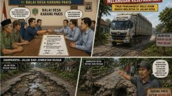 Pabrik Bulu Ayam di Karangpakis Langgar Kesepakatan, Truk Besar Bermuatan Bau Busuk Masuk Dusun Grobogan